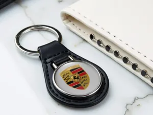 Porsche Leder Schlüsselhalter Stilvoll Minimal Moderner Touch